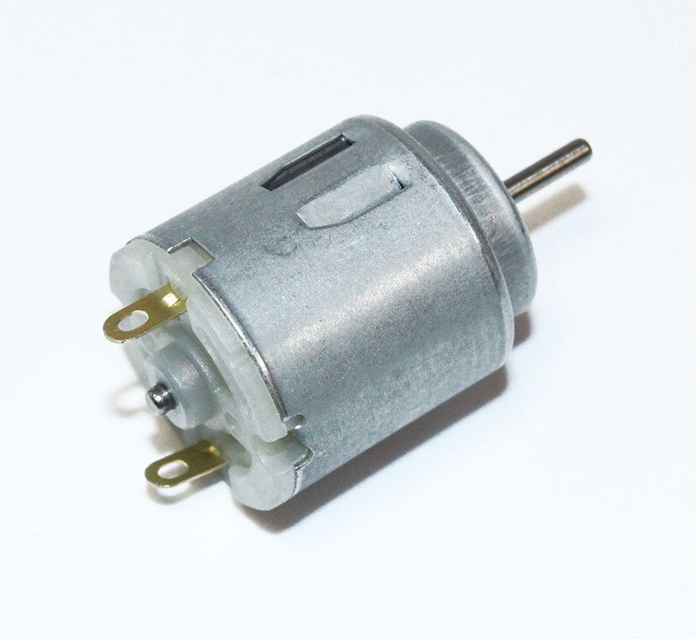 Двигатель DC5V (2.4-9V, D/Hкорп-21/25мм, D/Lвала-2/10мм) 0.3W F140-08500 (3750-2600 об/мин)